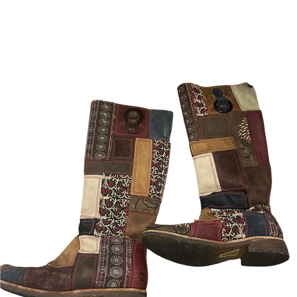 Limited Edition Timberland Patchwork Leather Mixe… - image 2